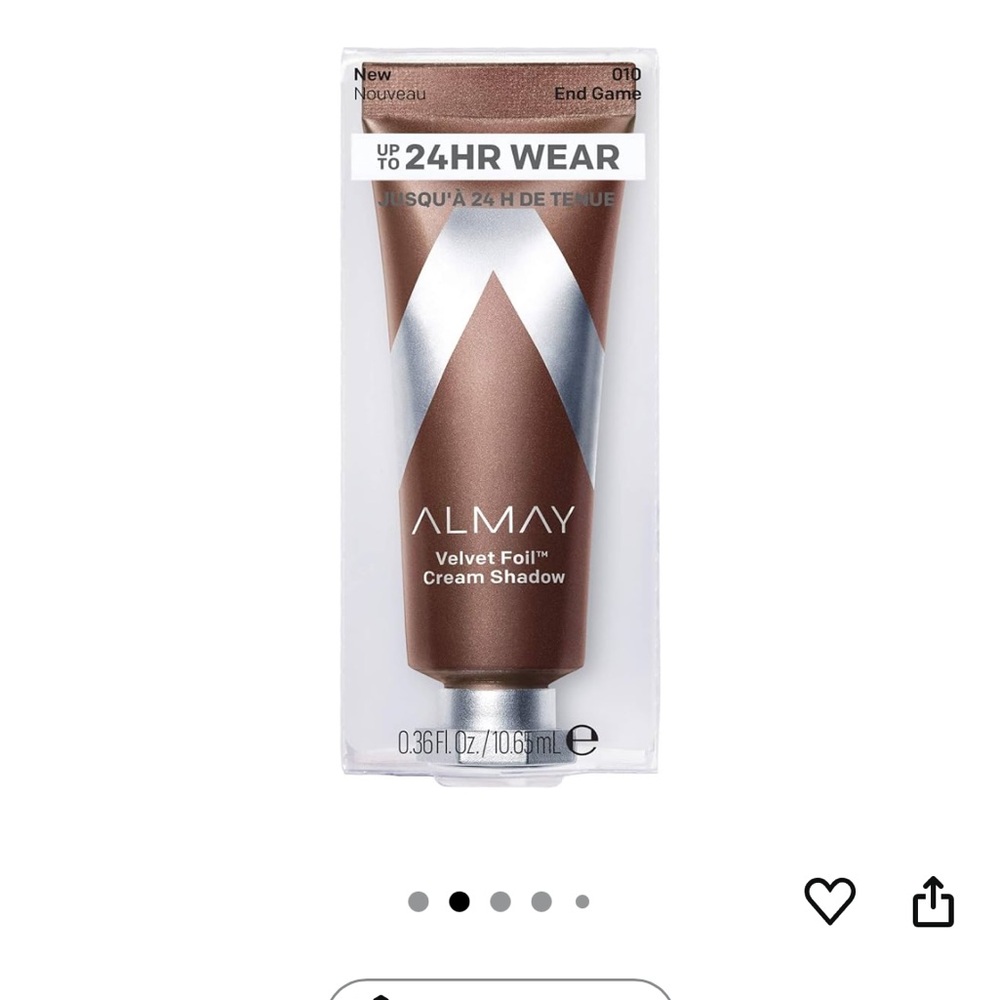 Almay Velvet Foil Cream Shadow in Metallic Brown